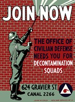 Decontamination Squads - Join Now Fine Art Print