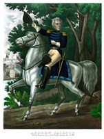 General Andrew Jackson on Horseback (color) Fine Art Print