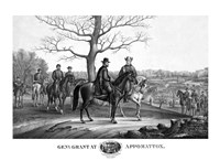 Generals Robert E Lee and Ulysses S Grant Fine Art Print