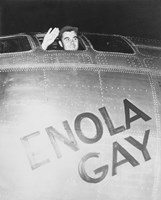 Colonel Paul Tibbets on the Enola Gay Fine Art Print