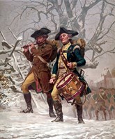 Two American Minutemen Fine Art Print