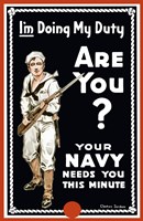 I'm Doing My Duty, Are You? Fine Art Print