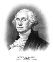 Bust of President George Washington Fine Art Print