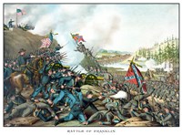 Battle of Franklin (vintage Civil War) Fine Art Print