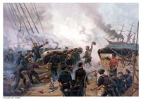 Battle of Cherbourg Fine Art Print