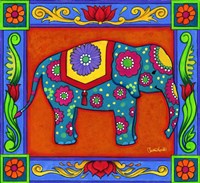 Mosaic Elephant Fine Art Print