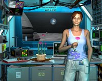 A Young Radio Astronomer Stationed near the Moon's South Pole Fine Art Print