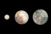 Dwarf Planets Ceres, Pluto, and Eris Fine Art Print