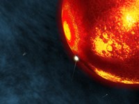 Artist's Concept of an Early Earth Impact Fine Art Print