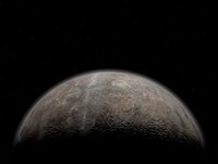 Artist's concept of Pluto Fine Art Print