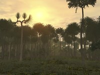 Carboniferous forest of Midwestern North America Fine Art Print