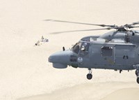 A Sea Lynx Helicopter Fine Art Print