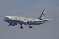 A Boeing C-32A of the 89th Airlift Wing, in Flight over Germany Fine Art Print