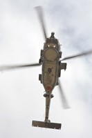 A US Navy MH-60R Seahawk in Flight Over Coroando, California Fine Art Print