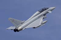 German Air Force Eurofighter Typhoon in Flight Over Germany Fine Art Print