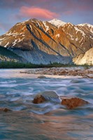 Canada, British Columbia, Alsek River Valley (vertical) Fine Art Print