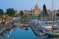 The Inner Harbor at Victoria, British Columbia Fine Art Print