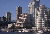 Vancouver Skyline From Granville Island, British Columbia, Canada by Connie Ricca - various sizes