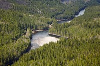 Clearwater River and Valley, Wells Gray, British Columbia Fine Art Print