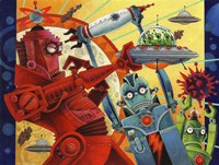 Robotic Uprising Fine Art Print