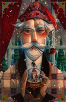 His Winter Diversion Fine Art Print