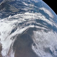 View of Earth as Photographed from the Apollo 12 Spacecraft Fine Art Print