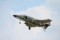 An F-4 Phantom in Flight over Houston, Texas Fine Art Print
