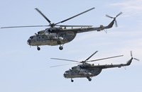 Mil Mi-17 Helicopters of the Czech Air Force Fine Art Print