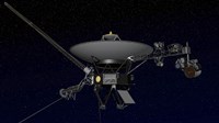 Artist's Concept of One of the Twin Voyager Spacecraft Fine Art Print