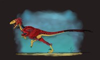 Deinonychus, a Genus of Carnivorous Dromaeosaurid Dinosaur Fine Art Print