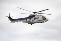 A German Air Force Eurocopter Cougar helicopter used for VIP transport Fine Art Print