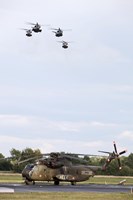 German Army CH-53G helicopters, Germany Fine Art Print