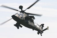 A German Army Tiger Eurocopter in Flight over Germany Fine Art Print