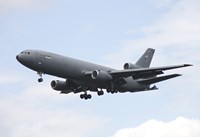A KC-10 Extender Tanker Aircraft Prepares for Landing Fine Art Print
