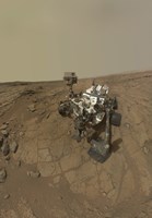 Self-Portrait of Curiosity Rover on the Surface of Mars Fine Art Print