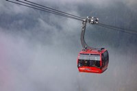British Columbia, Whistler, Skiing Gondola Fine Art Print