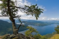 Strait of Georgia, Salt Spring Isl, British Columbia Fine Art Print