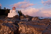Amphitrite Lighthouse, Vancouver Is, British Columbia Fine Art Print