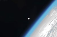 The Moon and Earth's Atmosphere Fine Art Print