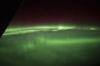 Aurora Borealis as Viewed onboard the International Space Station Fine Art Print