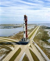High Angle View  of the Apollo 14 Space Vehicle Fine Art Print