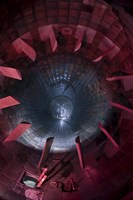 Inside the Diffuser Section of a 16-foot Supersonic Wind Tunnel Fine Art Print