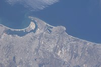 View from Space of San Diego, California Fine Art Print