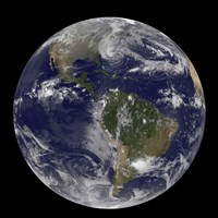 Hurricane Sandy along the East Coast of the United States Fine Art Print