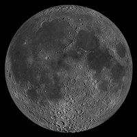 Mosaic of the Lunar Nearside Fine Art Print