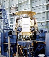 The Apollo Telescope Mount Undergoing Horizontal Vibration Testing Fine Art Print