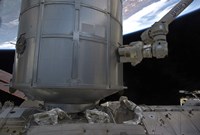 The Permanent Multipurpose Module  in space Shuttle Discovery's Payload Bay Fine Art Print