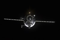 The Progress 41 Resupply Vehicle in Orbit Fine Art Print