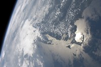 Sunglint on the Waters of Earth Fine Art Print