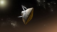 Concept of NASA's Mars Science Laboratory Aeroshell Capsule Fine Art Print